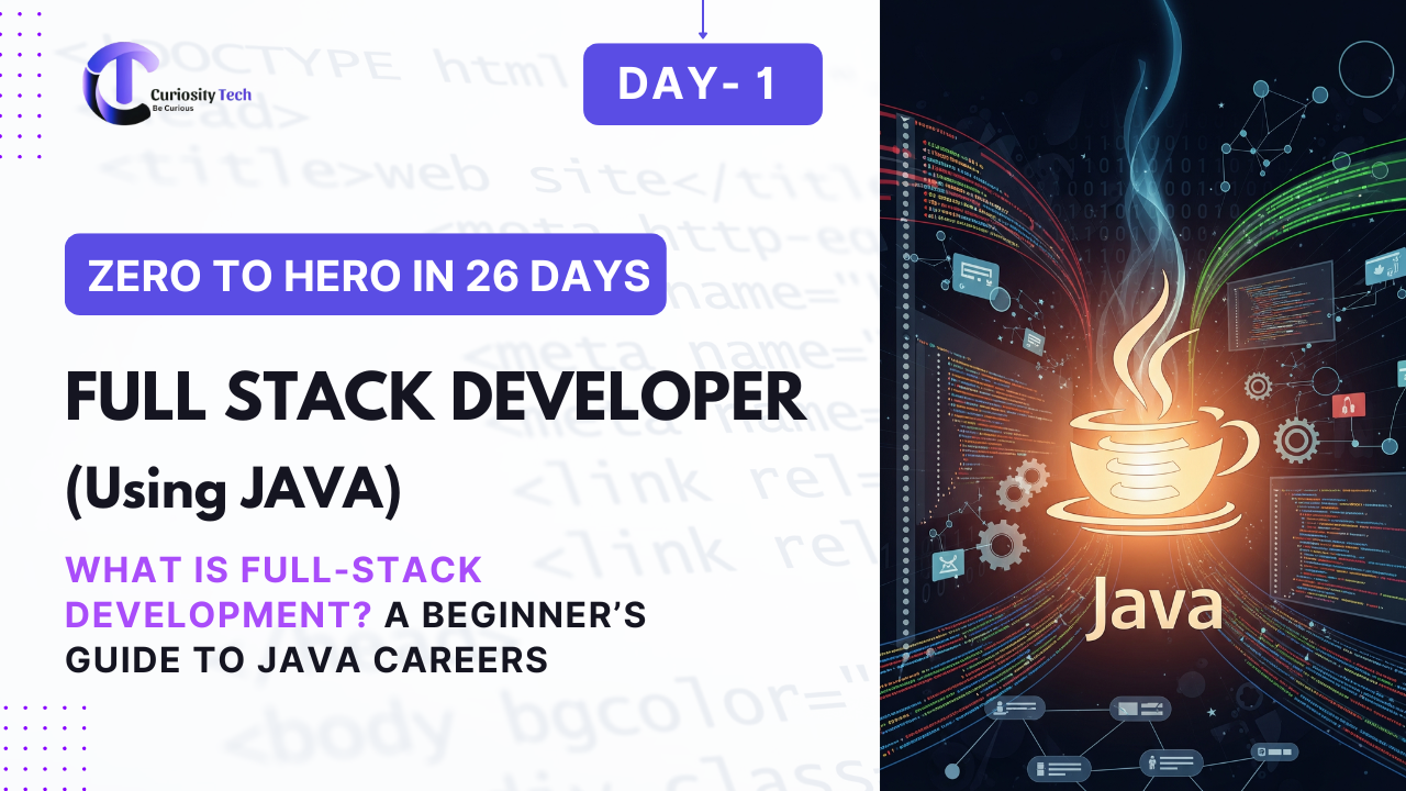 Day 1: What is Full-Stack Development ? A Beginner's Guide to JAVA ...