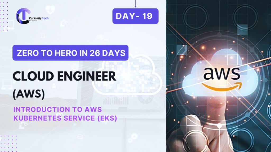 AWS EKS dashboard showing Kubernetes cluster management and deployment.